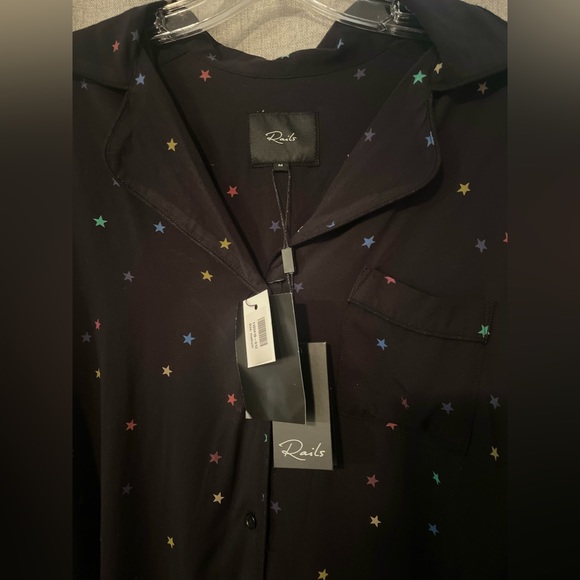 Rails | Clara Pajama Set in Rainbow Stars | M - Picture 6 of 11